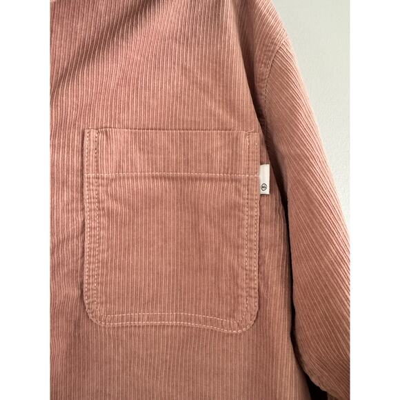 NWOT AG Adriano Goldschmied Oversized Corduroy Button Front Shirt Womens Small - Picture 6 of 8